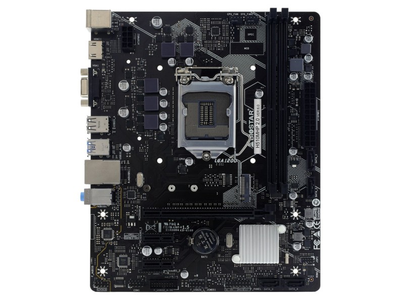 Biostar H510MHP 2.0 motherboard Intel H510 LGA 1200 (Socket H5) micro ATX