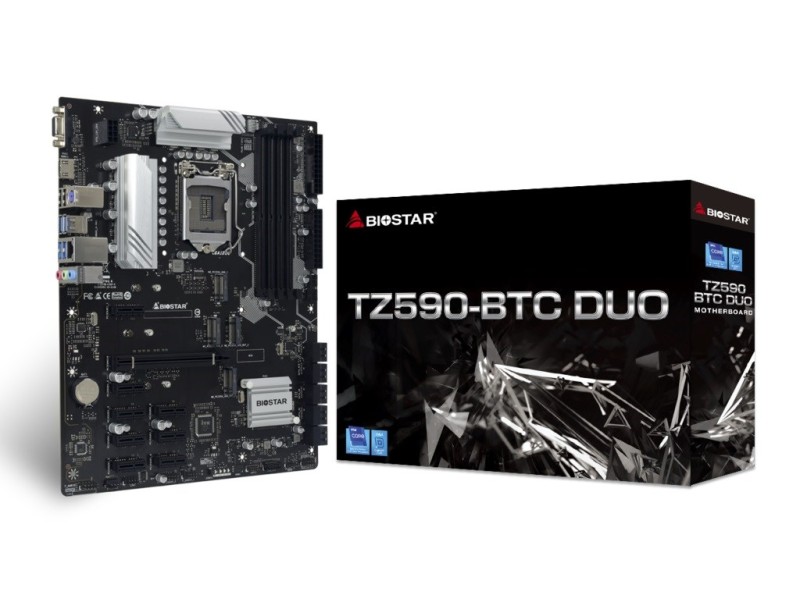 Biostar TZ590-BTC DUO Intel Z590 LGA 1200 (Socket H5) ATX
