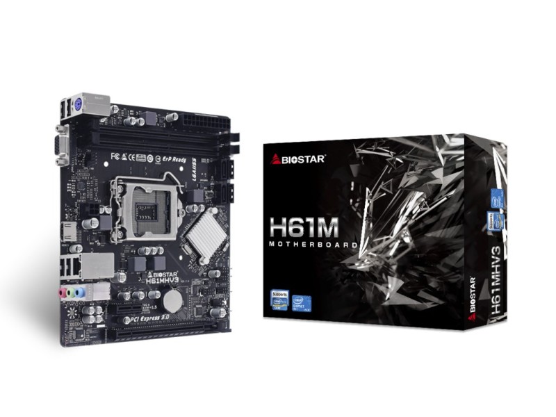 Biostar H61MHV3 motherboard Intel® H61 LGA 1155 (Socket H2) micro ATX