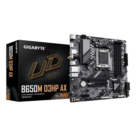 GIGABYTE B650M D3HP AX Motherboard - AMD Ryzen 9000 Series CPUs, 5+2+2 Phases VRM, up to 8000MHz DDR5 (OC), 2xPCIe 4.0 M.2, WIFI 6E, 2.5GbE LAN, USB 3.2 Gen 1