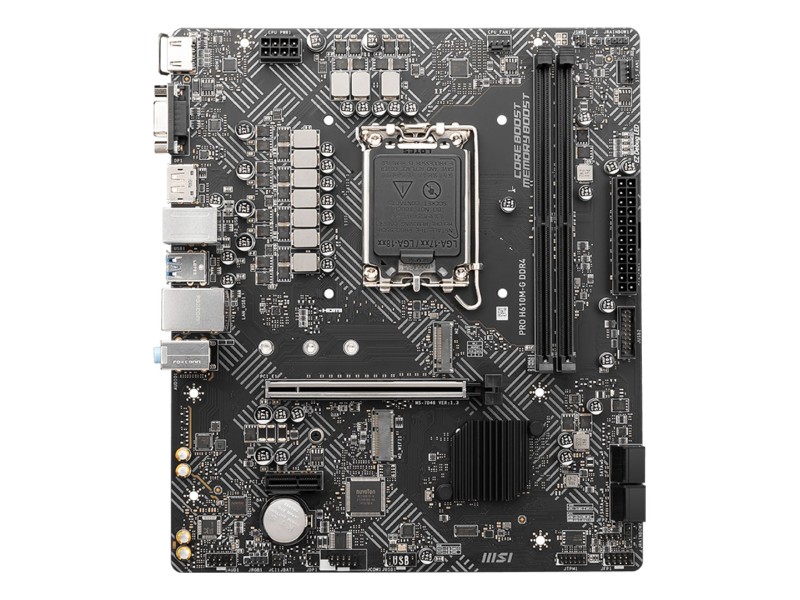 MSI PRO H610M-G DDR4 motherboard Intel H610 LGA 1700 micro ATX