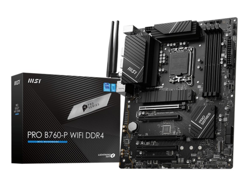 MSI PRO B760-P WIFI DDR4 motherboard LGA 1700 ATX