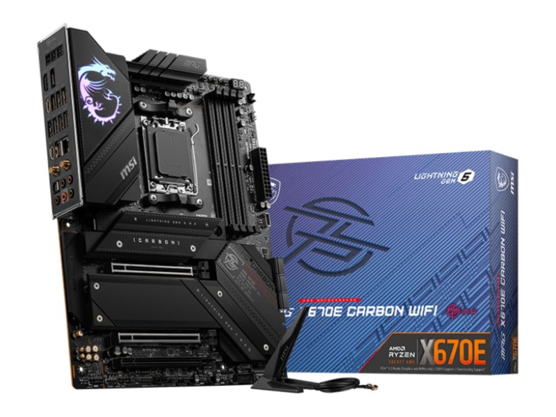 MSI MPG X670E CARBON WIFI motherboard AMD X670 Socket AM5 ATX
