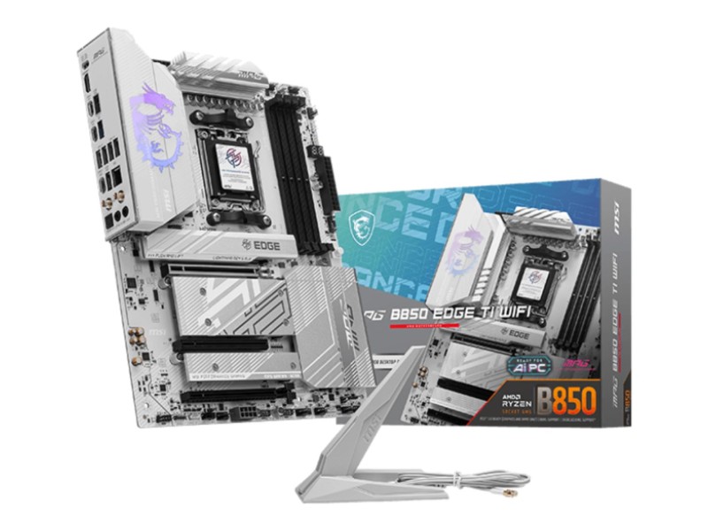 MSI MPG B850 EDGE TI WIFI motherboard AMD B850 Socket AM5 ATX MSI MPG B850 EDGE TI WIFI motherboard AMD B850 Socket AM5 ATX