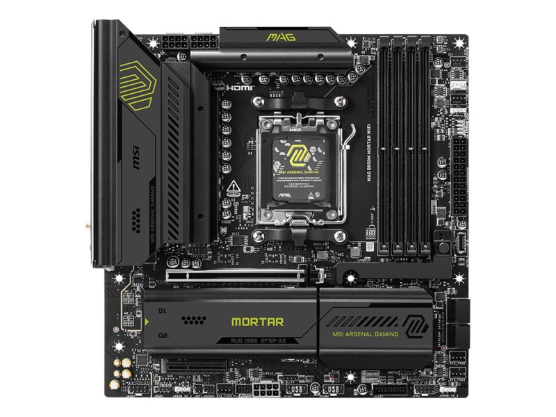 MSI MAG B850M MORTAR WIFI motherboard AMD B850 Socket AM5 micro ATX MSI MAG B850M MORTAR WIFI motherboard AMD B850 Socket AM5 micro ATX