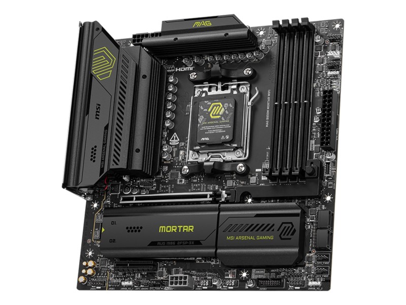 MSI MAG B850M MORTAR WIFI motherboard AMD B850 Socket AM5 micro ATX MSI MAG B850M MORTAR WIFI motherboard AMD B850 Socket AM5 micro ATX