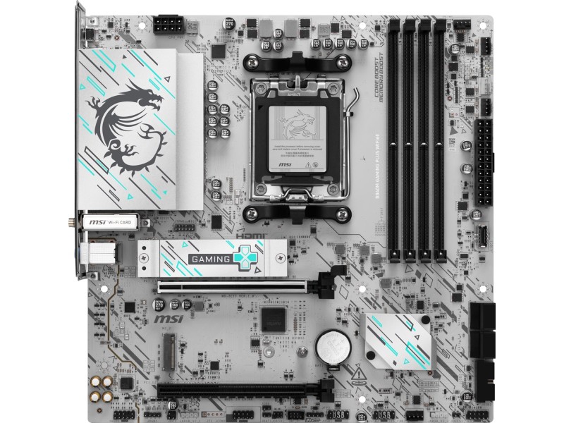 MSI B840M GAMING PLUS WIFI6E motherboard AMD B840 Socket AM5 micro ATX