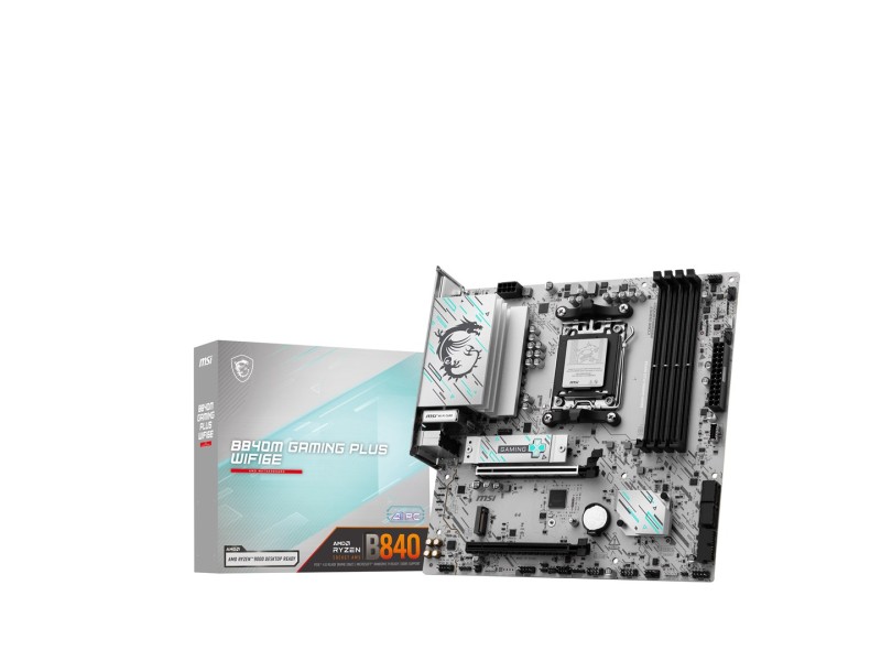 MSI B840M GAMING PLUS WIFI6E motherboard AMD B840 Socket AM5 micro ATX
