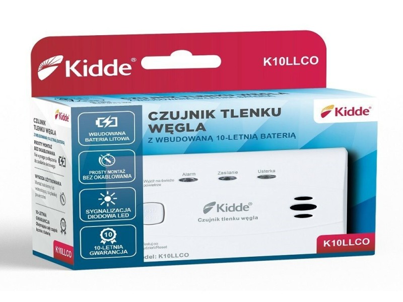 Smoke and carbon monoxide detector K10LLCO KIDDE
