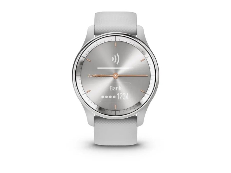 Garmin vivomove Trend LCD 40 mm Hybrid 254 x 346 pixels Touchscreen Silver GPS (satellite)