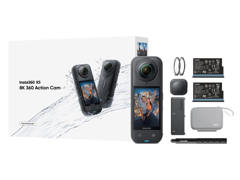 Insta360 X5 Bundle action sports camera 72 MP 8K Ultra HD 25.4 / 1.28 mm (1 / 1.28