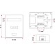 A-LAN GN005 network junction box Cat5e White