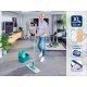 Leifheit 55092 mop Microfibre 8000 ml Dry&wet Microfiber Blue, Grey