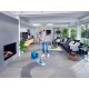 Leifheit 55092 mop Microfibre 8000 ml Dry&wet Microfiber Blue, Grey