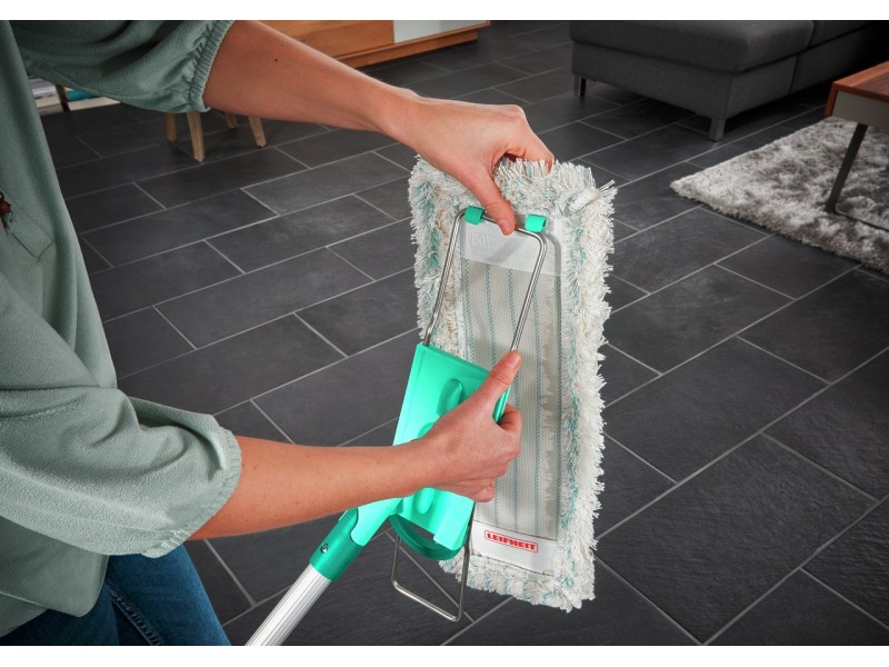 Leifheit Profi XL cotton plus mop Cotton/Fiber Grey, Turquoise, White