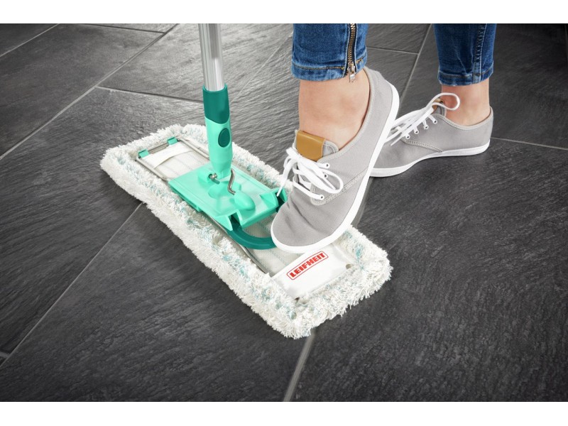 Leifheit Profi XL cotton plus mop Cotton/Fiber Grey, Turquoise, White