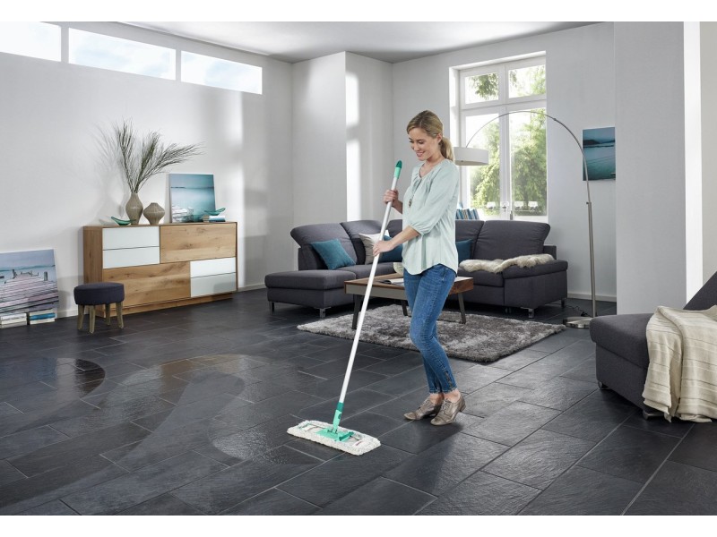 Leifheit Profi XL cotton plus mop Cotton/Fiber Grey, Turquoise, White