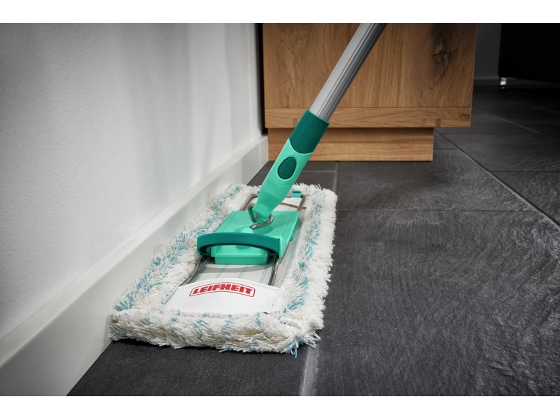 Leifheit Profi XL cotton plus mop Cotton/Fiber Grey, Turquoise, White