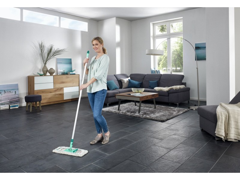 Leifheit Profi XL cotton plus mop Cotton/Fiber Grey, Turquoise, White