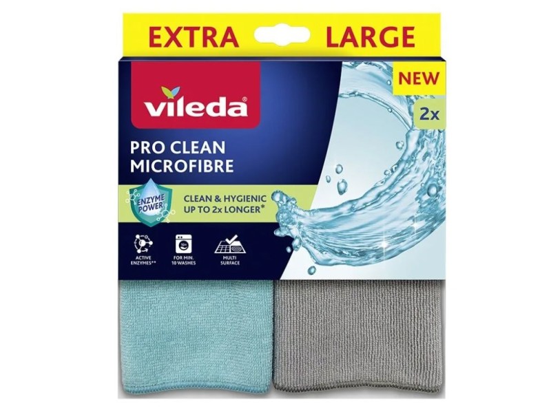 Universal cloth with enzymes Vileda Pro Clean 2 pcs.
