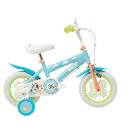 TOIMSA children's bicycle Bluey 12” Blue and lime blue