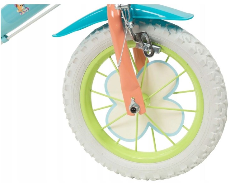 TOIMSA children's bicycle Bluey 12” Blue and lime blue
