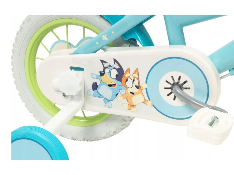 TOIMSA children's bicycle Bluey 12” Blue and lime blue