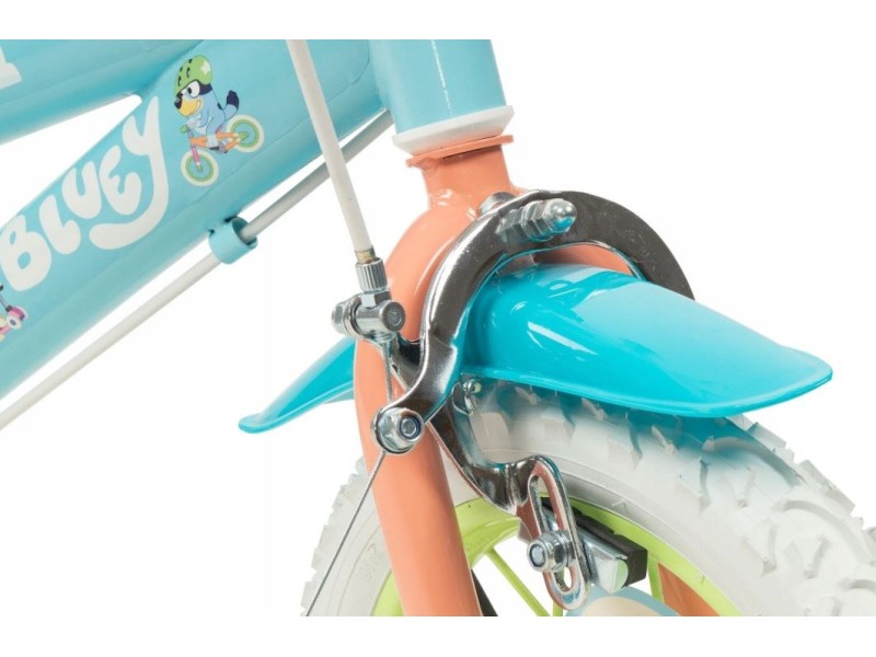 TOIMSA children's bicycle Bluey 12” Blue and lime blue