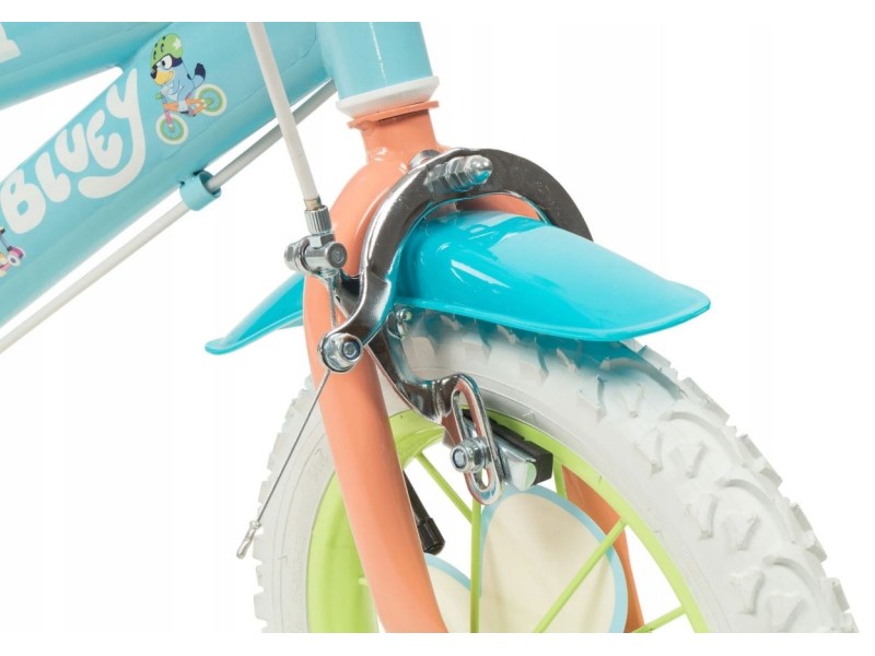 TOIMSA children's bicycle Bluey 12” Blue and lime blue