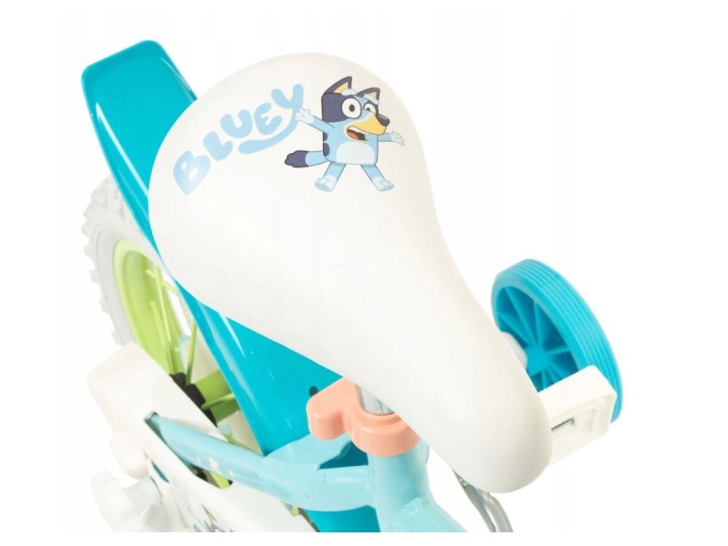TOIMSA children's bicycle Bluey 12” Blue and lime blue