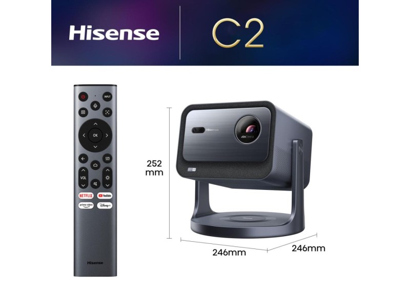Hisense C2 2000 ANSI lumens UHD 4K (3840x2160) Grey