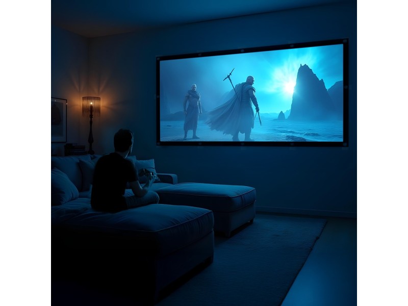 Maclean projection screen, 150
