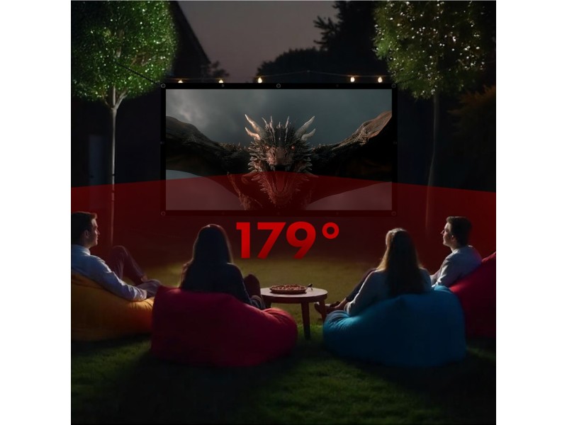 Maclean projection screen, 150