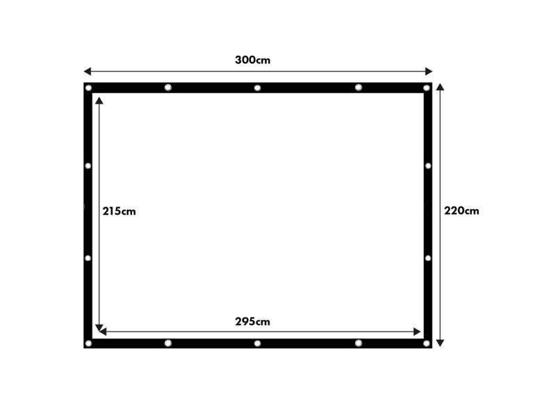 Maclean projection screen, 150
