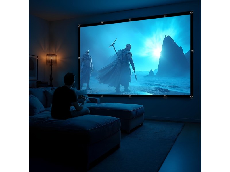 Maclean projection screen, 150