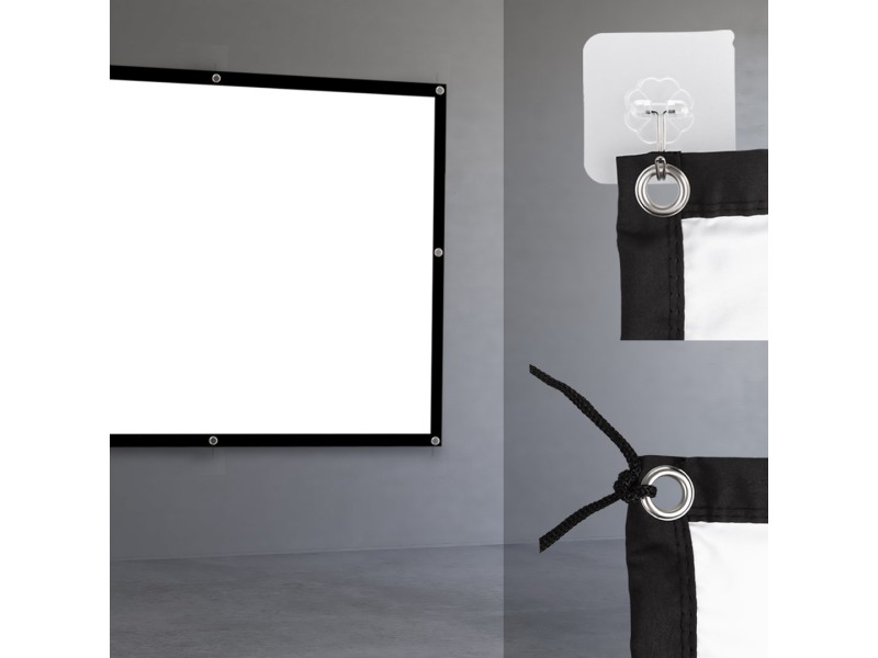Maclean projection screen, 120