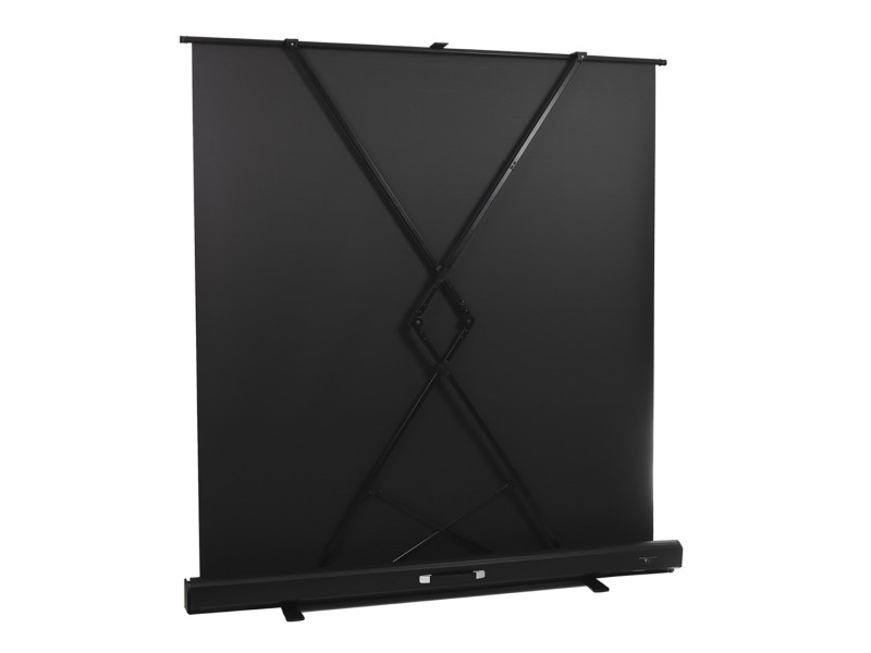 Maclean portable projection screen, compact, floor, 66