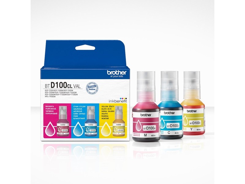Brother BTD100CLVAL printer ink refill Original