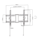 Gembird WM-80T-01 TV mount/stand 2.03 m (80