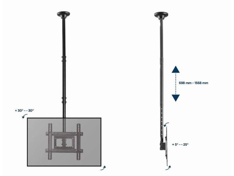 Gembird CM-70ST-01 TV mount/stand 177.8 cm (70 Gembird CM-70ST-01 TV mount/stand 177.8 cm (70