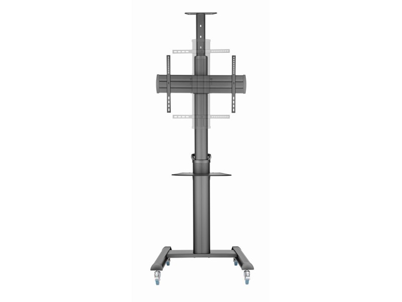 Gembird TVS-70T-02 Aluminum TV floor stand with caster wheels, 37