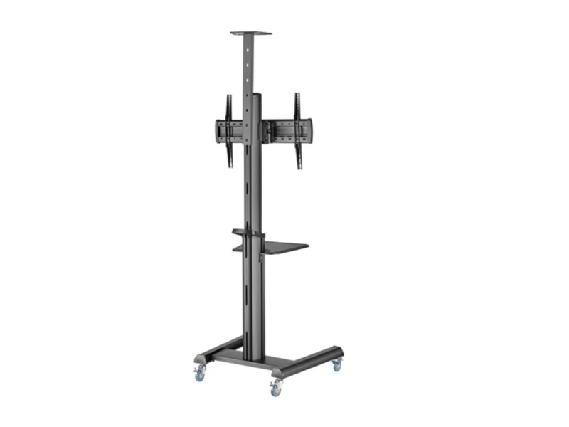 Gembird TVS-70T-02 Aluminum TV floor stand with caster wheels, 37