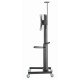 Gembird TVS-70T-02 Aluminum TV floor stand with caster wheels, 37