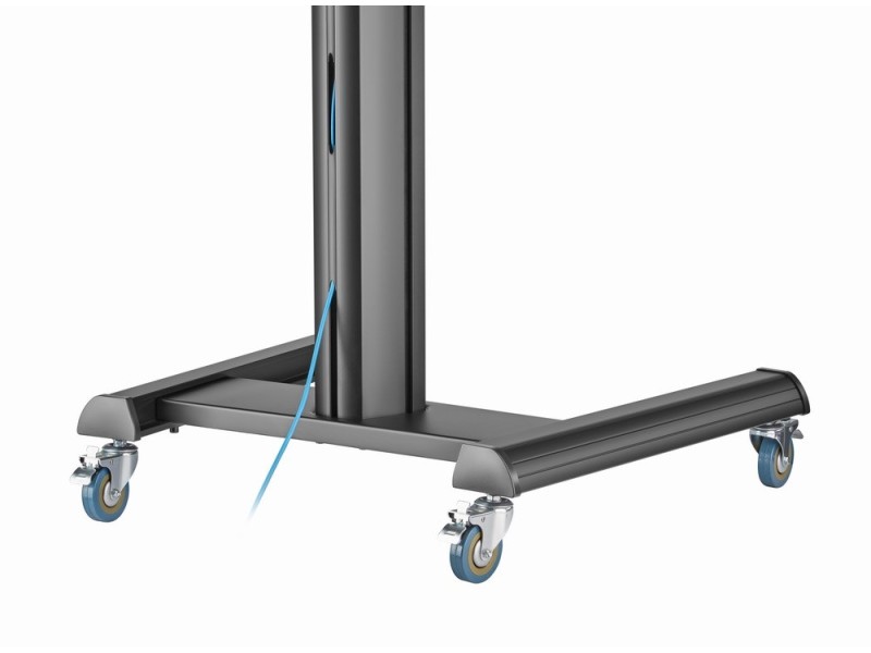 Gembird TVS-70T-02 Aluminum TV floor stand with caster wheels, 37