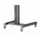 Gembird TVS-70T-02 Aluminum TV floor stand with caster wheels, 37