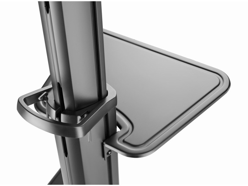 Gembird TVS-70T-02 Aluminum TV floor stand with caster wheels, 37