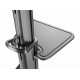 Gembird TVS-70T-02 Aluminum TV floor stand with caster wheels, 37