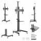 Gembird TVS-70T-02 Aluminum TV floor stand with caster wheels, 37