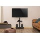 Gembird TVS-75S-02 TV floor stand with caster wheels, 37