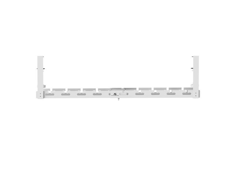 Maclean under-desk cable organizer, max. load 5kg, max. 728mm, white, MC-103 W